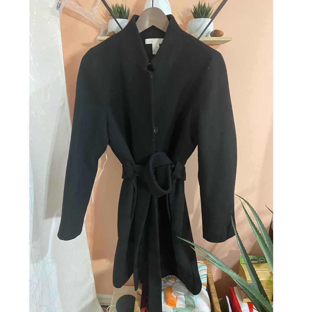 H&M Black Long Coat - Picture 2 of 5